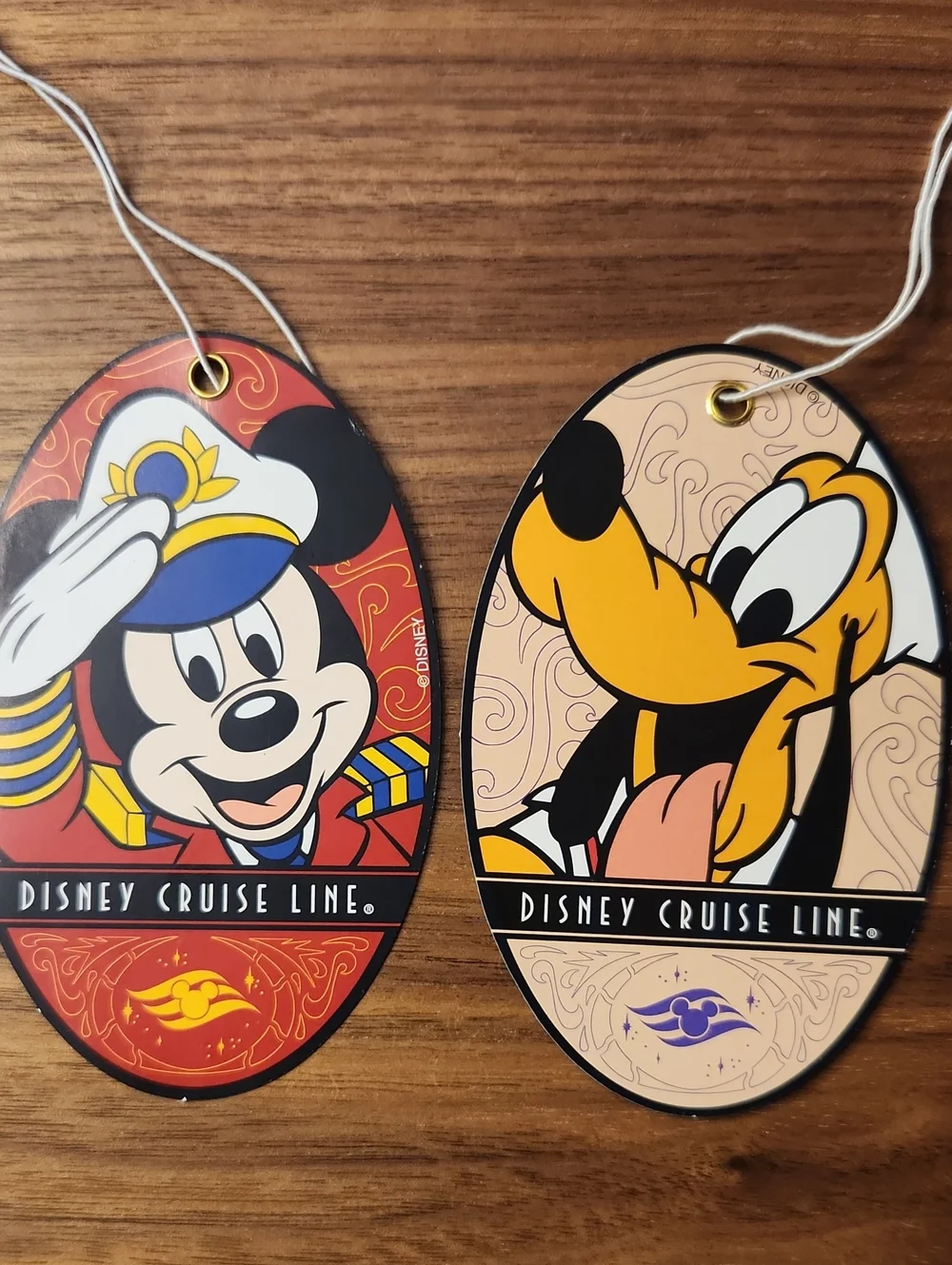 Vintage 1999-2001 Disney Cruise Line Luggage Tags - Set of 11